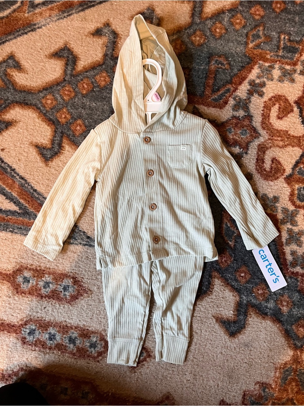 Ribbed Hoodie Outfit NWT